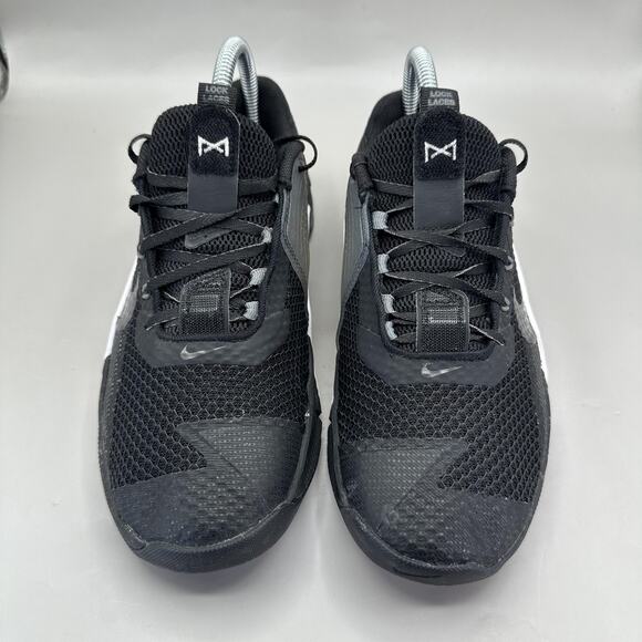 Nike Metcon 7 Shoes Womens Size 7 Black White Cross Training Crossfit Sneakers - Picture 4 of 9